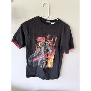 Vintage Star Wars Darth Vader Kids Youth Size Large Black T-shirt